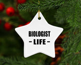 Biologist Life - Star Ornament