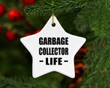 Garbage Collector Life - Star Ornament