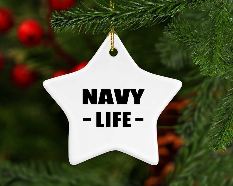 Navy Life - Star Ornament