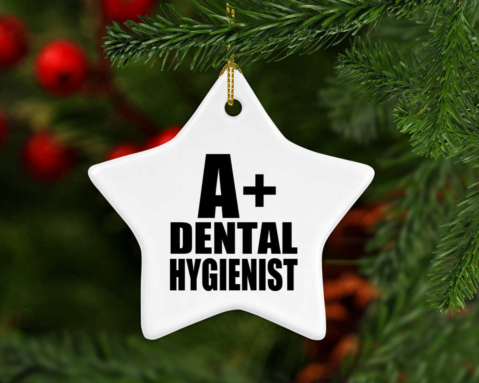 A+ Dental Hygienist - Star Ornament