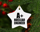 A+ Nuclear Engineer - Star Ornament