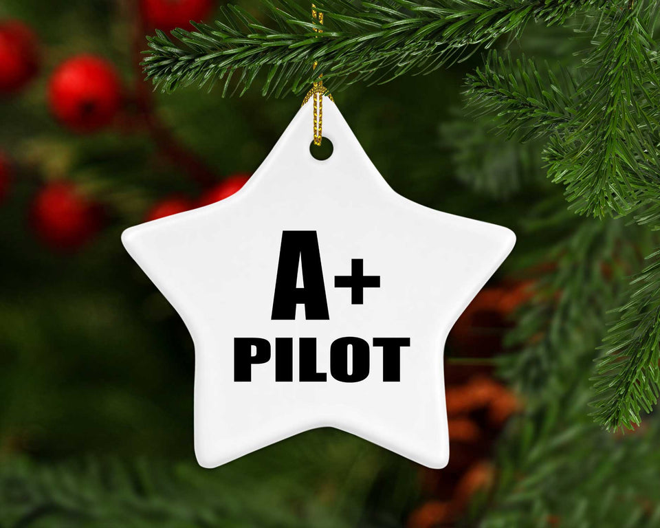 A+ Pilot - Star Ornament