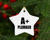 A+ Plumber - Star Ornament