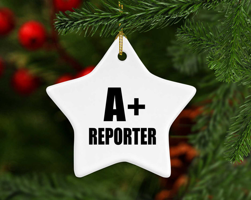 A+ Reporter - Star Ornament