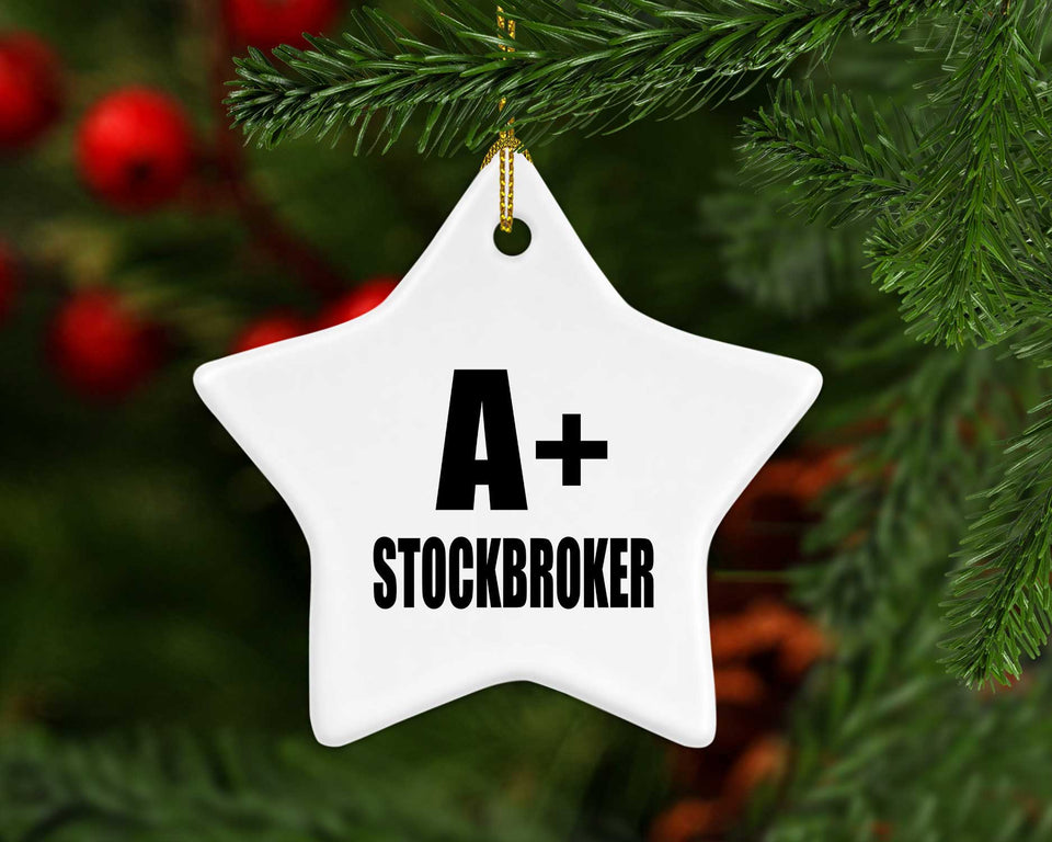 A+ Stockbroker - Star Ornament