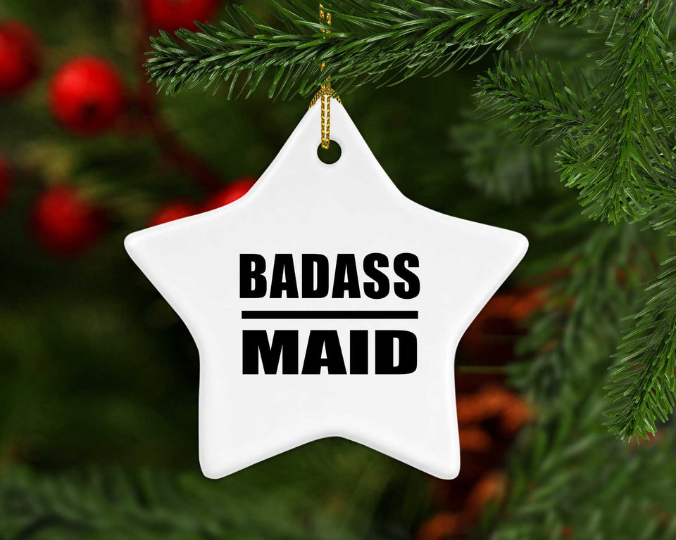 Badass Maid - Star Ornament