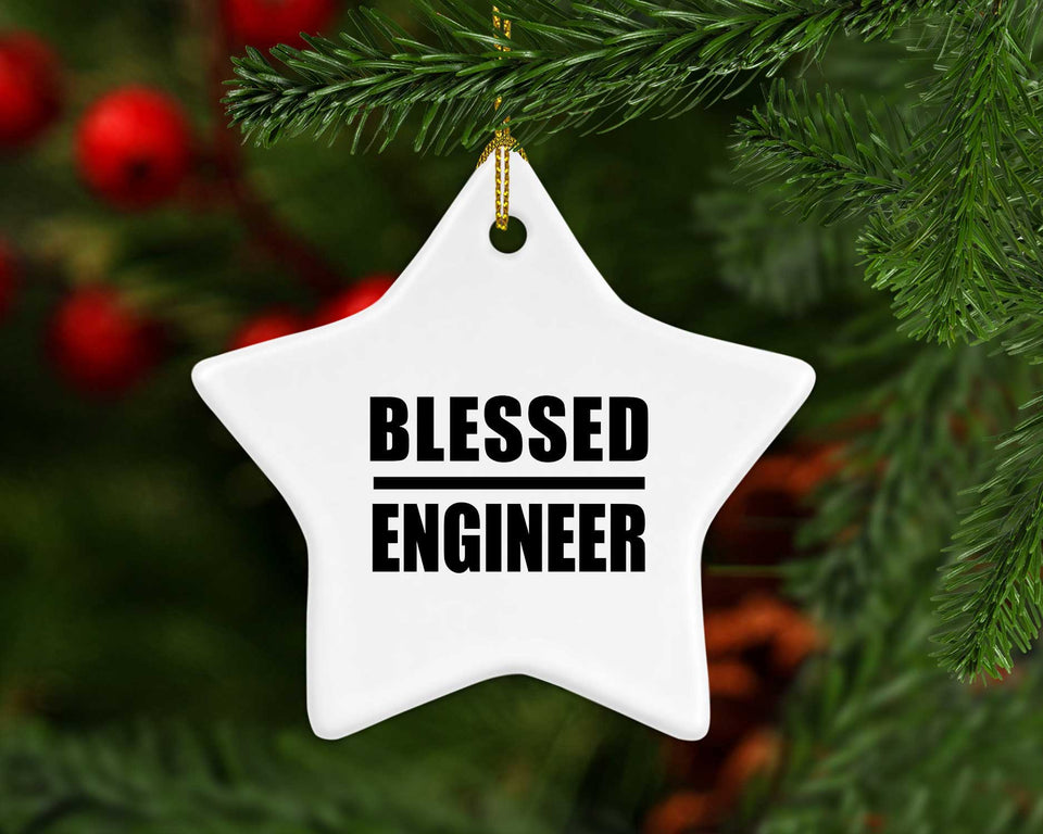 Blessed Engineer - Star Ornament