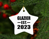 Glazier Established EST. 2023 - Star Ornament