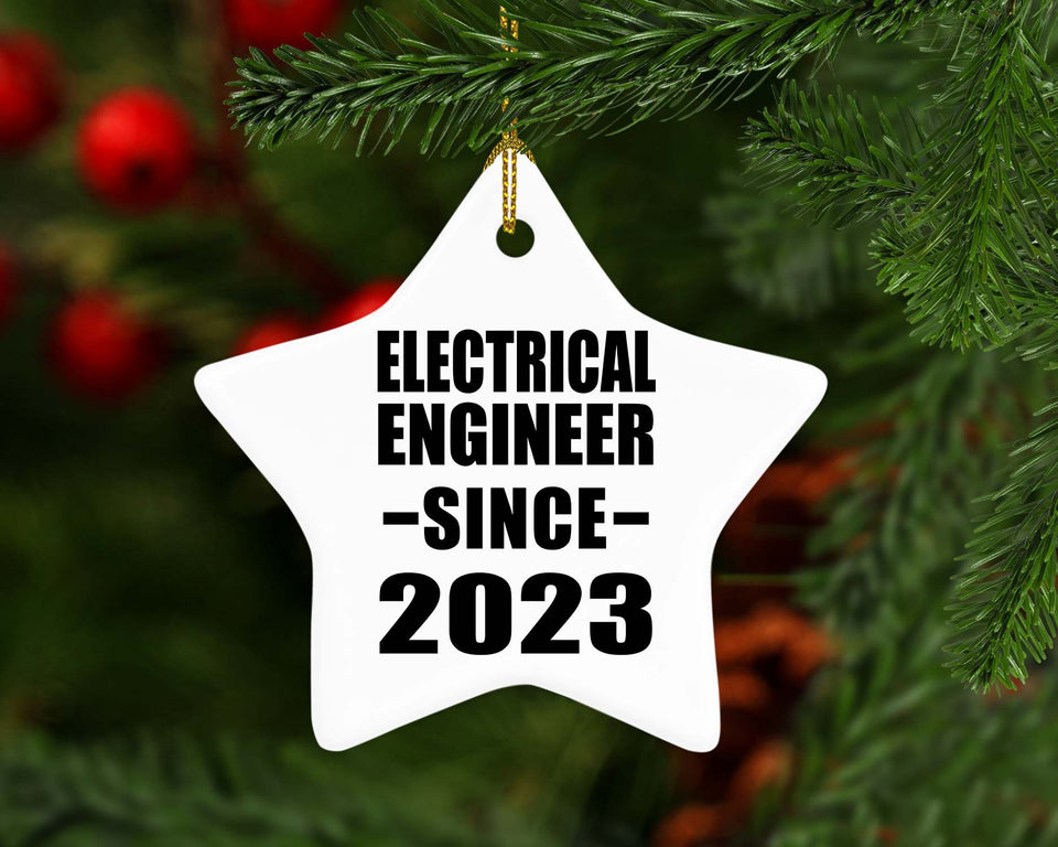Electrical Engineer Since 2023 - Star Ornament