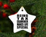 Being Tax Examiner Makes Life Special - Star Ornament