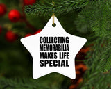 Collecting Memorabilia Makes Life Special - Star Ornament