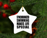 Synchronized Swimming Makes Life Special - Star Ornament