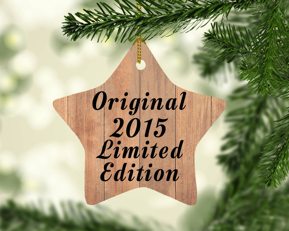 9th Birthday Original 2015 Limited Edition - Star Ornament C