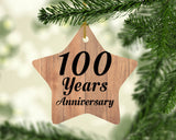 100th Anniversary 100 Years Anniversary - Star Ornament C
