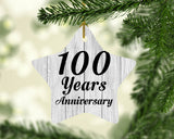 100th Anniversary 100 Years Anniversary - Star Ornament F