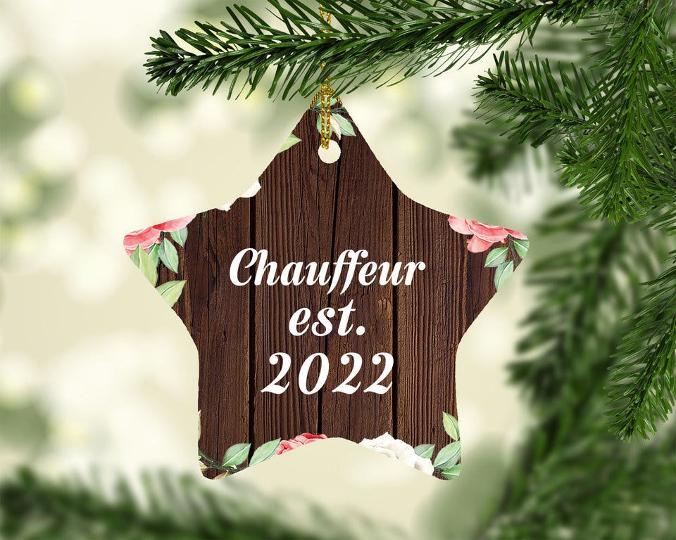 Chauffeur Established Est. 2022 - Star Ornament A