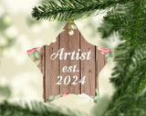 Artist Established Est. 2024 - Star Ornament B