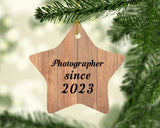 Photographer Since 2023 - Star Ornament C
