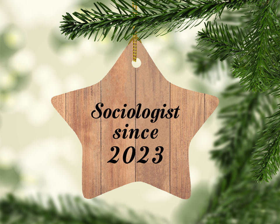 Sociologist Since 2023 - Star Ornament C
