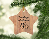 Paralegal Assistant Established Est. 2022 - Star Ornament C