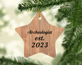 Archeologist Established Est. 2023 - Star Ornament C