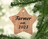 Farmer Established Est. 2023 - Star Ornament C