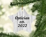 Optician Established Est. 2022 - Star Ornament F