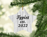 Typist Established Est. 2022 - Star Ornament F