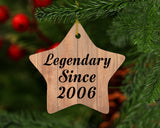 18th Birthday Legendary Since 2006 - Star Ornament C
