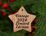 Birthday Vintage 2024 Limited Edition - Star Ornament C