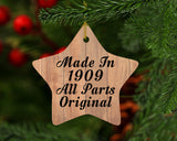 115th Birthday Made In 1909 All Parts Original - Star Ornament C
