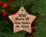 100th Anniversary 100 Years Of Being Mr Perfect - Star Ornament C