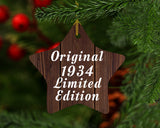 90th Birthday Original 1934 Limited Edition - Star Ornament D