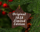 86th Birthday Original 1938 Limited Edition - Star Ornament D