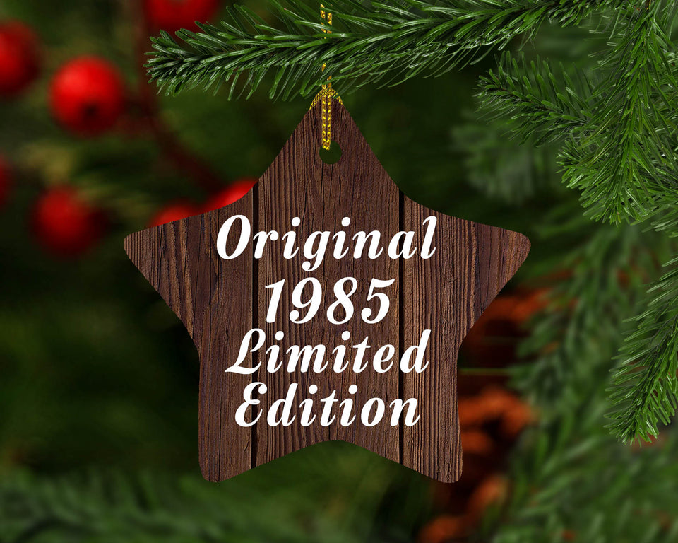 39th Birthday Original 1985 Limited Edition - Star Ornament D