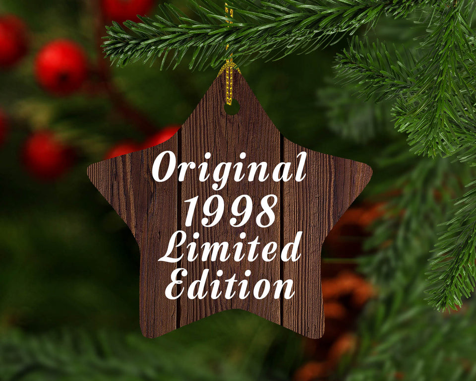 26th Birthday Original 1998 Limited Edition - Star Ornament D