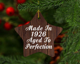 98th Birthday Made In 1926 Aged To Perfection - Star Ornament D