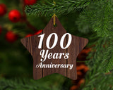 100th Anniversary 100 Years Anniversary - Star Ornament D