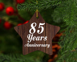 85th Anniversary 85 Years Anniversary - Star Ornament D