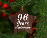 96th Anniversary 96 Years Anniversary - Star Ornament D