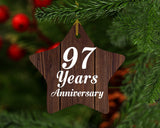 97th Anniversary 97 Years Anniversary - Star Ornament D