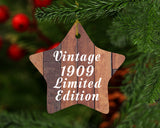 115th Birthday Vintage 1909 Limited Edition - Star Ornament E