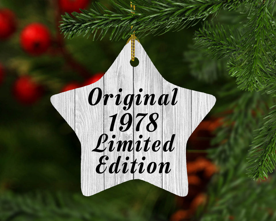 46th Birthday Original 1978 Limited Edition - Star Ornament F