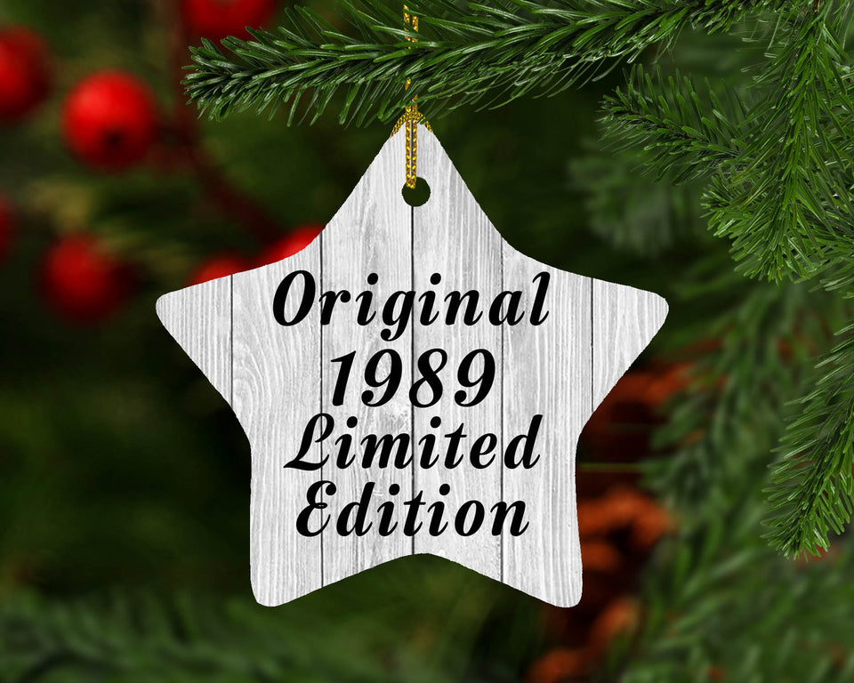 35th Birthday Original 1989 Limited Edition - Star Ornament F