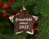 Grandchild Since 2022 - Star Ornament A