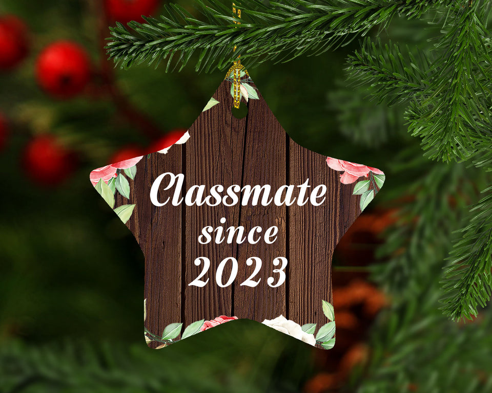 Classmate Since 2023 - Star Ornament A