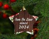 Son In Law Since 2024 - Star Ornament A