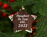 Daughter In Law Established Est. 2022 - Star Ornament A