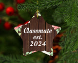 Classmate Established Est. 2024 - Star Ornament A