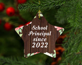 School Principal Since 2022 - Star Ornament A